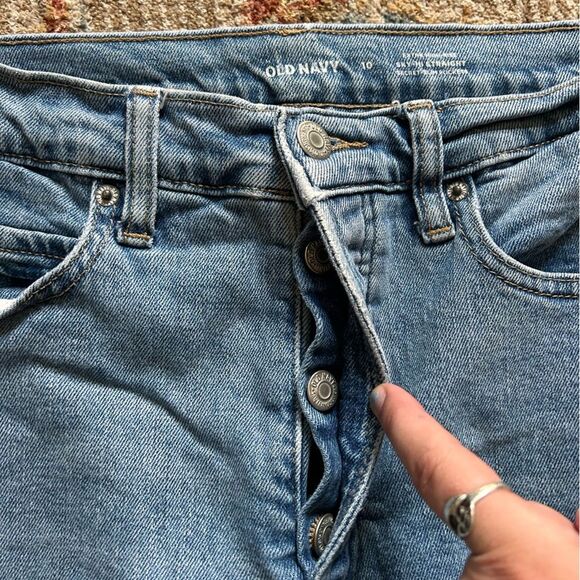 Old Navy Women's High Rise Jeans - Blue - Picture 2 of 6